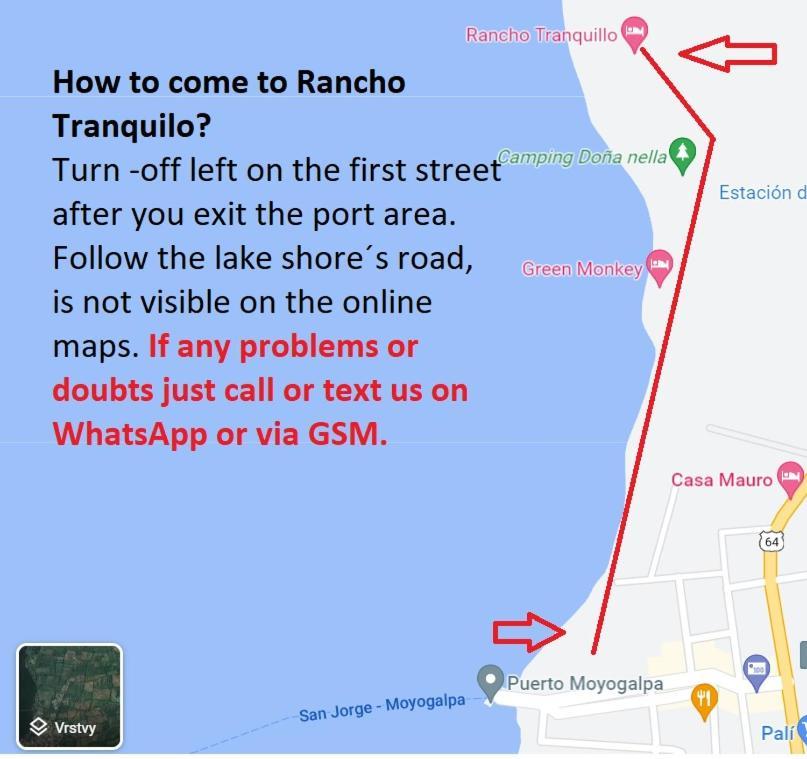 Хостел Rancho Tranquillo Мойогальпа Экстерьер фото